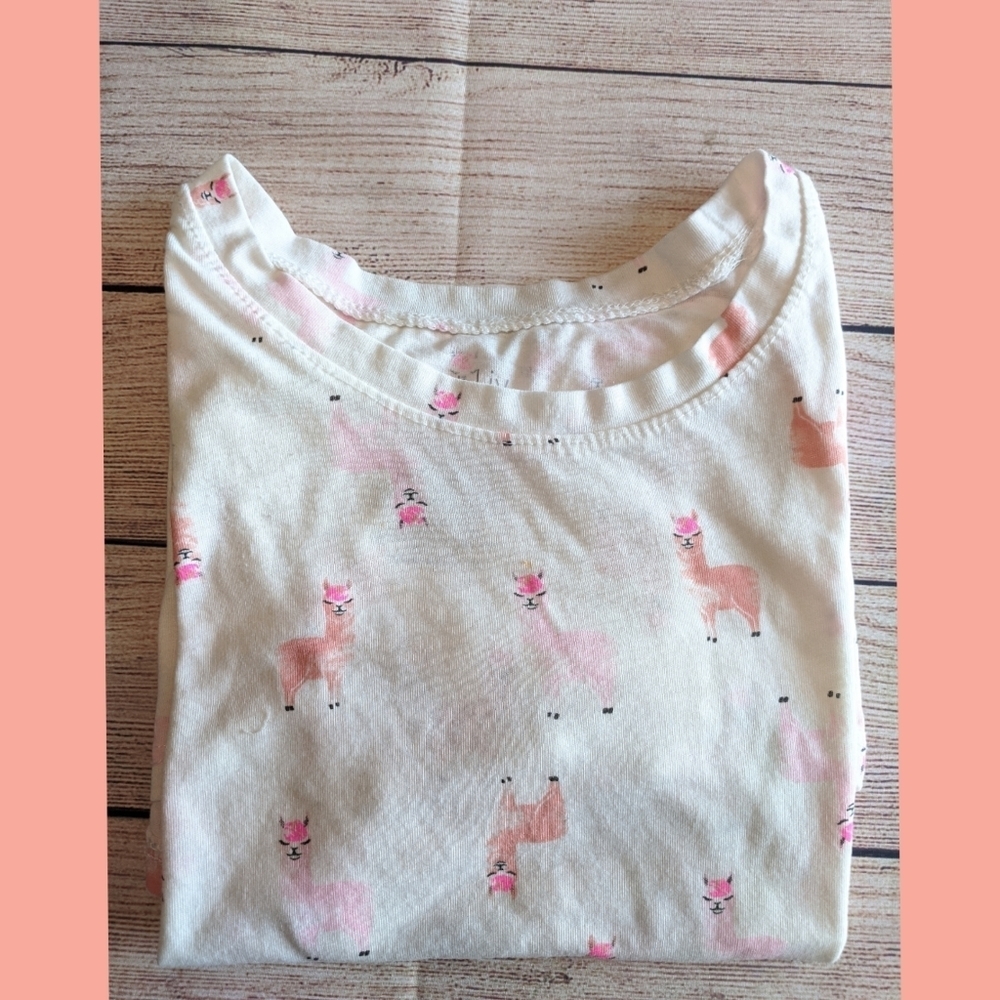 Zoe + Liv 🦙 llama Tee size XS (juniors) white